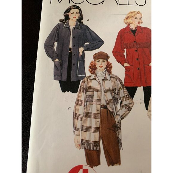 McCall's Misses Jacket Sewing Pattern Sz XSM - Med 7245 - Uncut - Picture 2 of 9